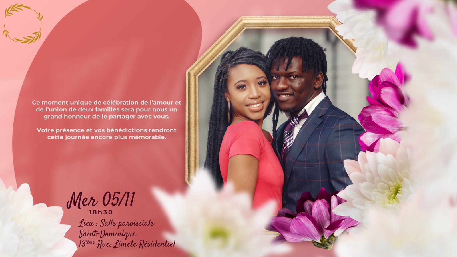 Modele mariage - Model1 Invite Mariage