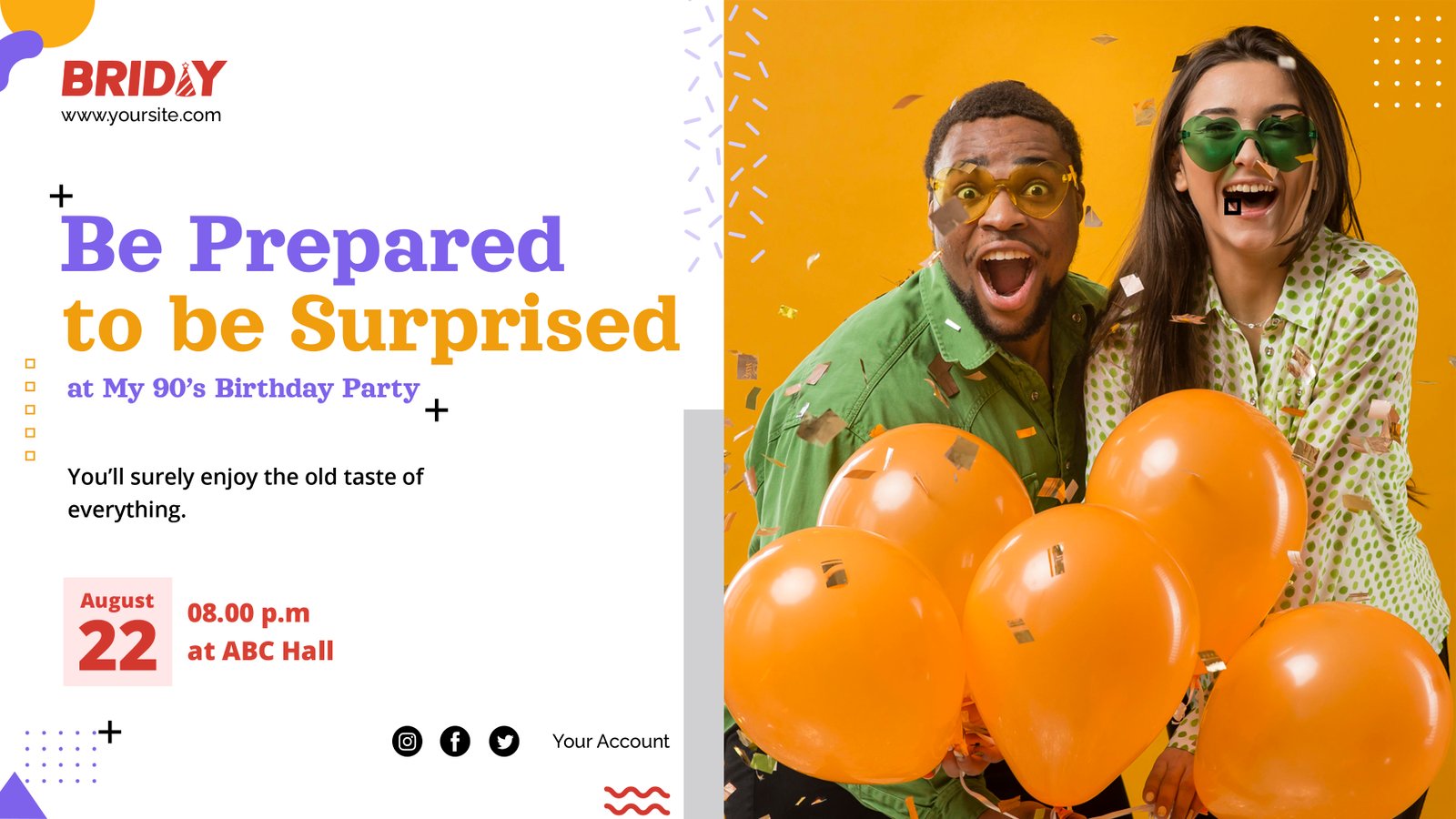 Modele conference - Model2 Invite Confe